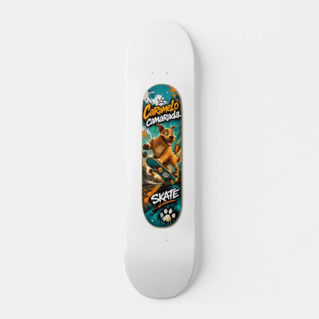 Caramelo Camarada  Mini Skateboard Bräda 18,5 Cm (Framsida)