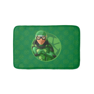 Carapace Grönt Badge Badrumsmatta