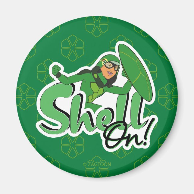 Carapace | Snäcka den! Magnet (Framsidan)