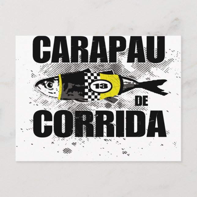 Carapau De Corrida Vykort (Framsida)