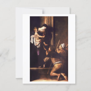 Caravaggio 1604-1606 Madonna & Child di Loreto Vykort