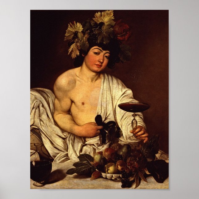 Caravaggio - Adolescent Bacchus Poster (Framsidan)