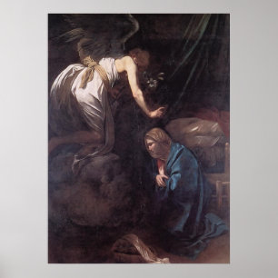 Caravaggio Annunciation Poster