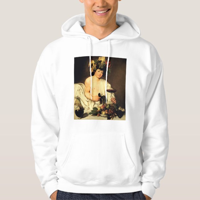 Caravaggio Bacchus Hoodie (Framsida)