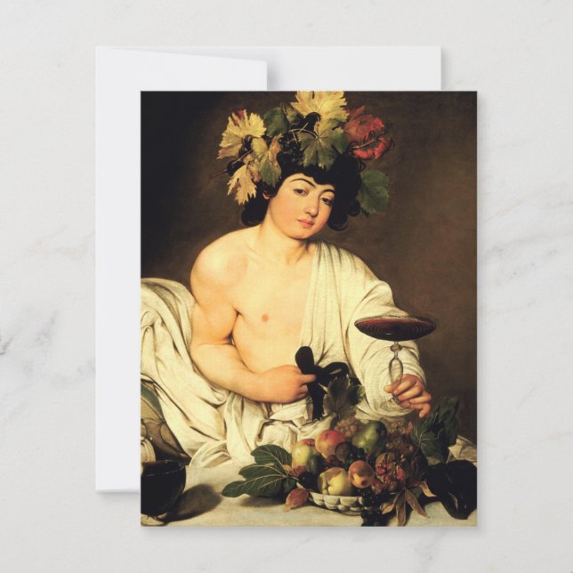 Caravaggio Bacchusinbjudningar Inbjudningar (Framsida)