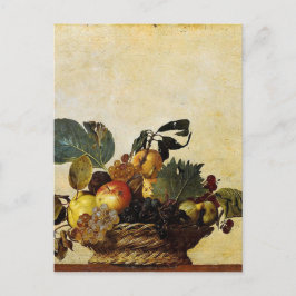 Caravaggio - Basket of Fruit - Classic Artwork Vykort