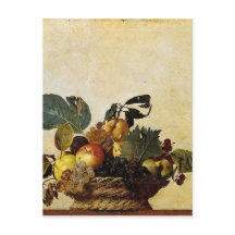 Caravaggio - Basket of Fruit - Classic Artwork
