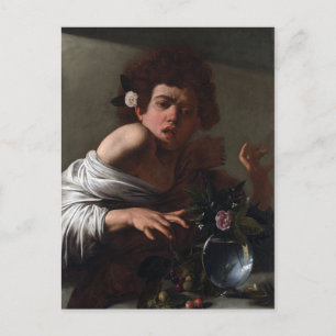 Caravaggio Boy Bitten av en ödla Vykort