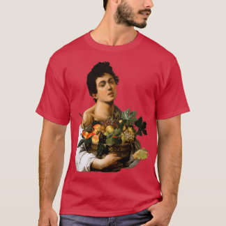 Caravaggio Boy med Basket av Fruit 2 T Shirt