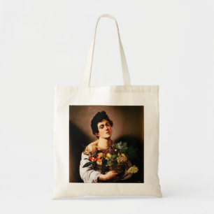 Caravaggio Boy med Basket i Fruit Tote Bag Tygkasse