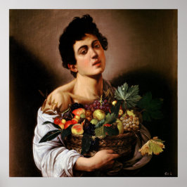 Caravaggio - Boy med Basket of Fruit (1593) Poster