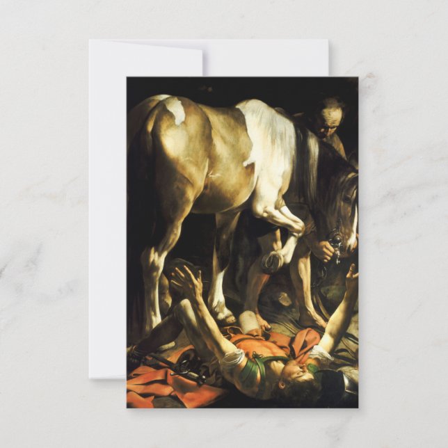 Caravaggio Conversion av St. Paul-inbjudningar Inbjudningar (Framsida)