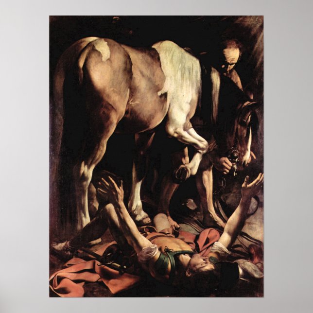 Caravaggio-Conversion of Saul Poster (Framsidan)