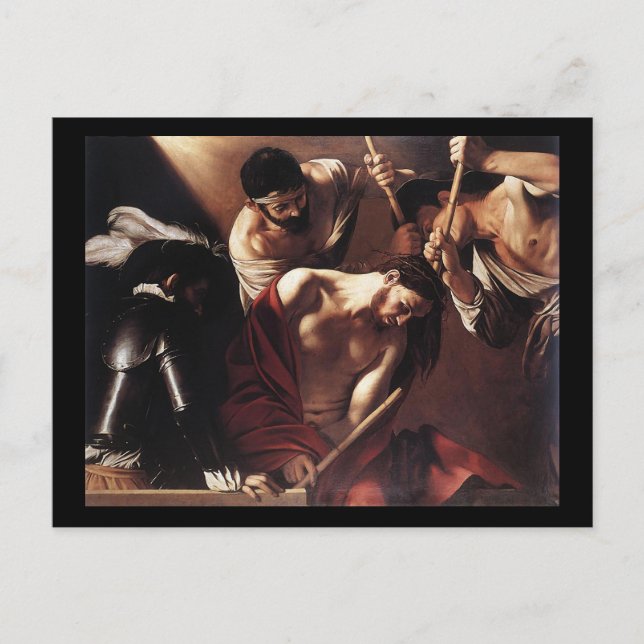 Caravaggio Crowning with Thorns Vykort (Framsida)
