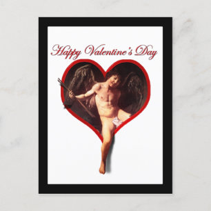 Caravaggio Cupid Valentindagen Helg Vykort