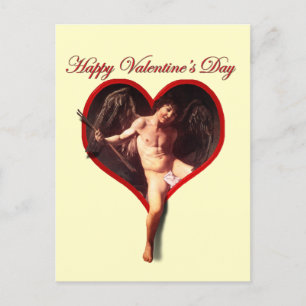 Caravaggio Cupid Valentindagen Helg Vykort