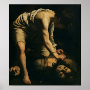 Caravaggio - David och Goliat Poster