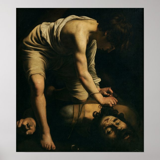 Caravaggio - David och Goliath Poster (Framsidan)