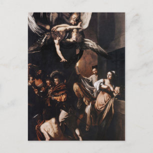Caravaggio - De sju barmhärtighetsverken Målning Vykort
