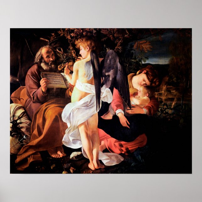 Caravaggio: Flyg in i Egyptenen Poster (Framsidan)