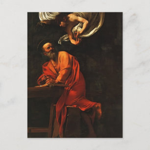 Caravaggio - Idén från Saint Matthew Vykort