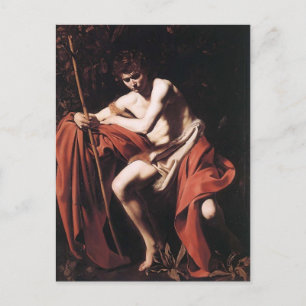 Caravaggio- John Baptist Vykort