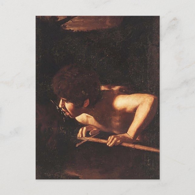 Caravaggio- John Baptist Vykort (Framsida)