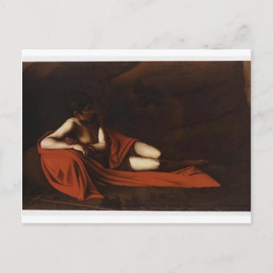 Caravaggio- John the Baptist (Reclining Baptist) Vykort
