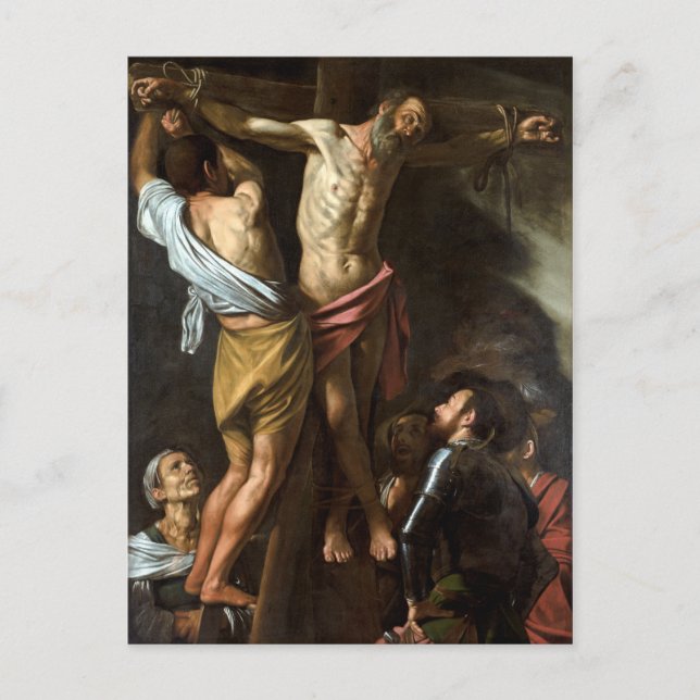 Caravaggio Korsfästelsen av Andreas Vykort (Framsida)