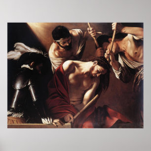 Caravaggio kröna med taggar poster