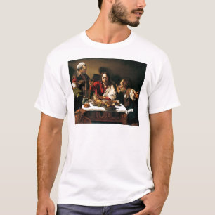 Caravaggio - kvällsmål på Emmaus - T-shirt