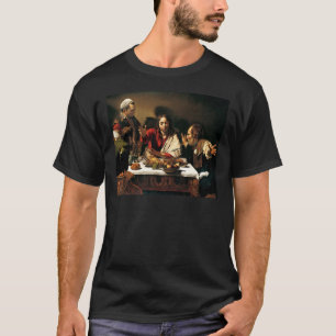 Caravaggio - kvällsmål på Emmaus - T-shirt