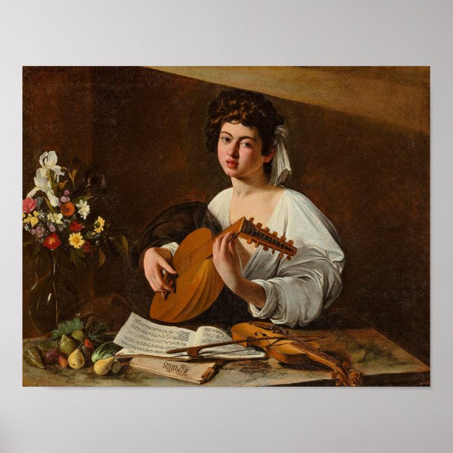 Caravaggio - Lute Player Poster (Framsidan)