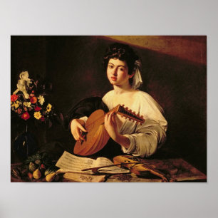 Caravaggio - Lute Player Poster