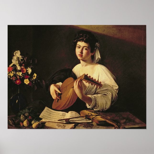 Caravaggio - Lute Player Poster (Framsidan)