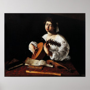 Caravaggio - Lute Player Poster