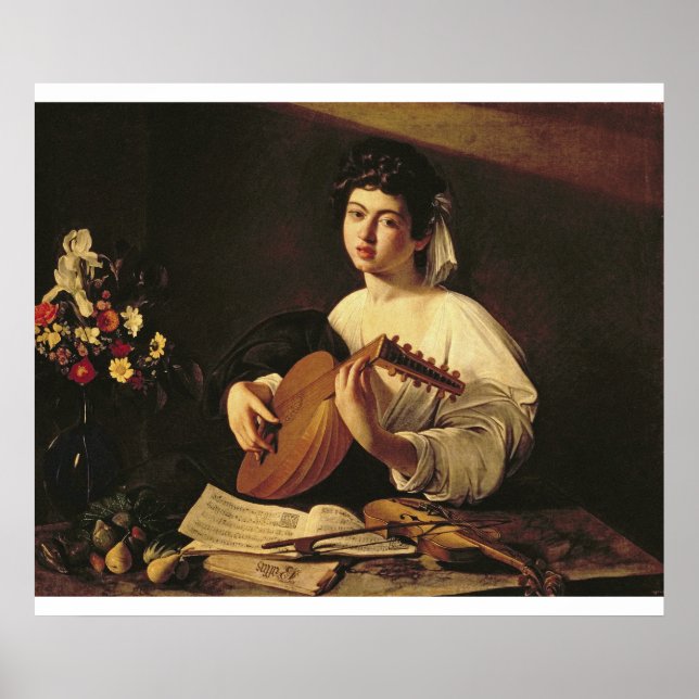 Caravaggio - Lute Player Poster (Framsidan)