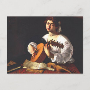Caravaggio - Lute Player Vykort
