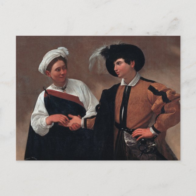 Caravaggio - Lycka till Vykort (Framsida)
