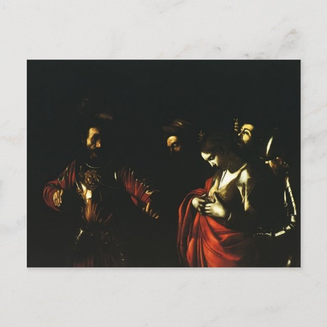 Caravaggio- Martyrdom Saint Ursula Vykort (Framsida)