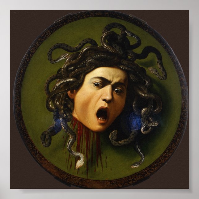 Caravaggio Medusa Fine Art Poster (Framsidan)
