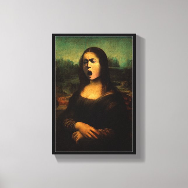Caravaggio Medusa Mona Lisa  Canvastryck (Framsida)