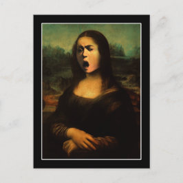 Caravaggio Medusa Mona Lisa Vykort