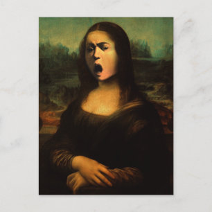 Caravaggio Medusa Mona Lisa Vykort