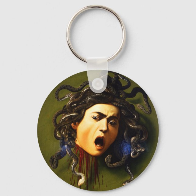 Caravaggio Medusa Nyckelring (Framsida)
