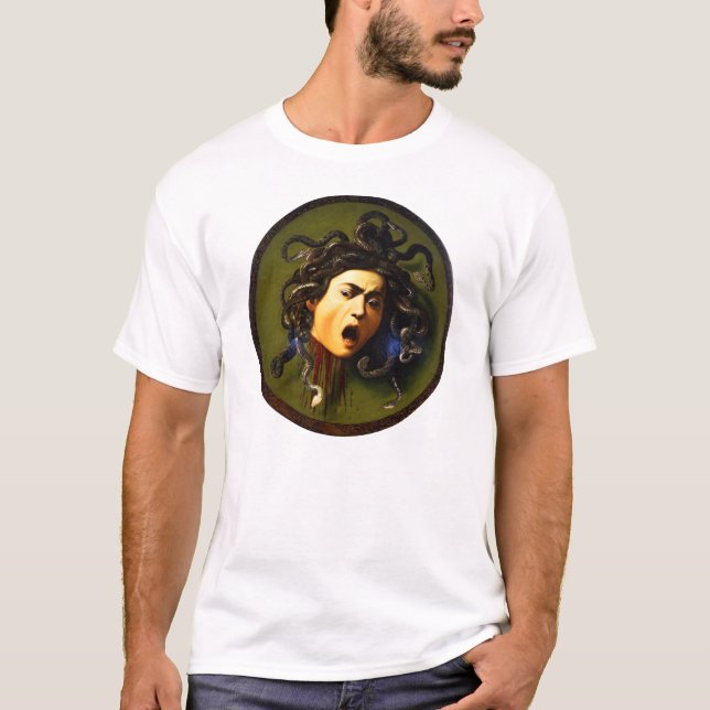 Caravaggio MedusaT-tröja T Shirt (Framsida)