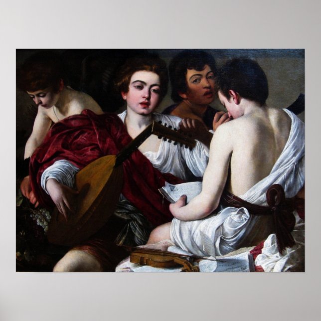 Caravaggio - Musician Poster (Framsidan)