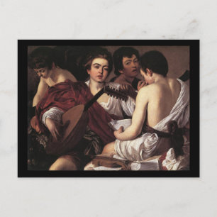 Caravaggio Musician Vykort