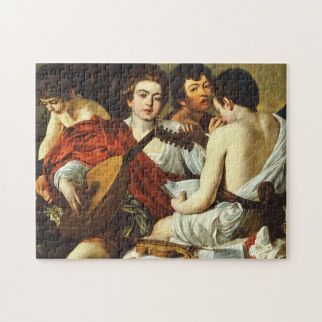 CARAVAGGIO - Musikers 1595 Pussel (Horisontell)