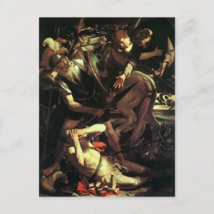 Caravaggio- Omvandling av Saint Paul Vykort